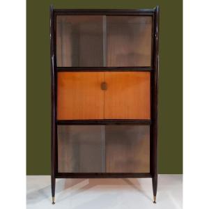 Original 1950s/60s Display Cabinet With Compartments