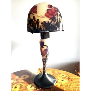 Muller Frères Lunéville "anemones" Art Nouveau Lamp