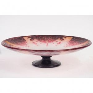 Coupe aux rhododendrons Le VERRE FRANCAIS 