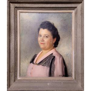 Portrait Of A Woman By Léonie Michaud