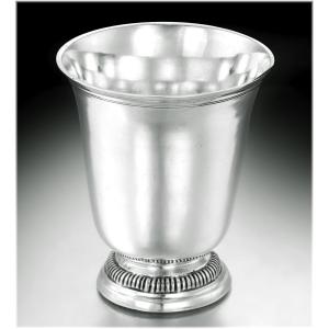Jouette : Large Louis XV French Sterling Silver Goblet - Champagne, Sainte Menehould 1764-66