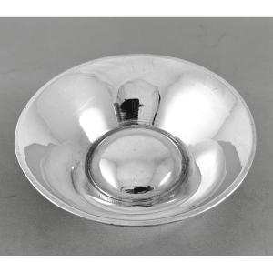 Toy: Taste Vin With Umbilicus In Solid Silver 18th Century 115grs Bordeaux 1783-84
