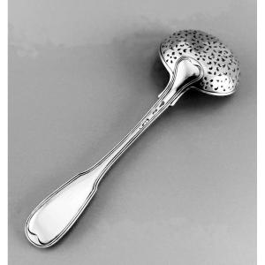 Mallet: Rare Solid Silver Sugar Spoon 18th Century Nantes 1770