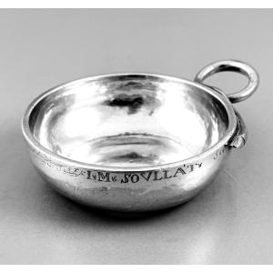 Guillemot: XXl Heavy Solid Silver Wine Taste Burgundy 156,4gr Avallon 1785