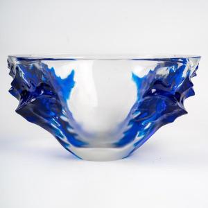 Lalique France, Planter Model "haiti" Created By Marc Lalique