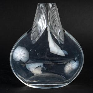 Maison Lalique Vase Model "osumi" Created By Marie Claude Lalique (descendant Of René Lalique)