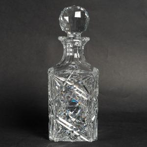 Baccarat Crystal, Whiskey Decanter Model Lagny