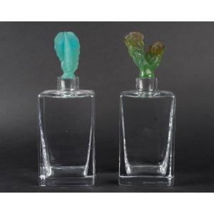 Hilton Mc Connico For Daum France, Cactus Model Decanter Duo