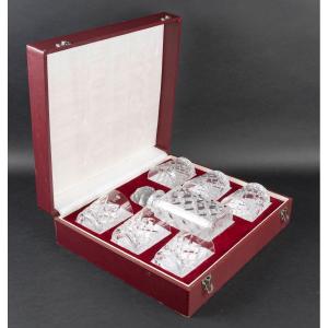 Val Saint Lambert Crystal Factory. King Baudouin Gift Set.