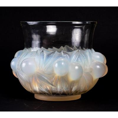 Vase  Prunes René Lalique