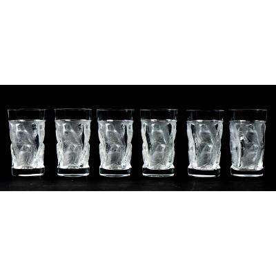 Lalique Tumblers « hulottes »