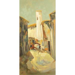 Jacques Sokol (1933-2023): The Pig Tower In Pont-du-château, 1967