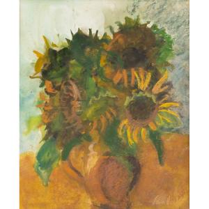 Arthur Van Hecke (1924-2003) - The Sunflowers