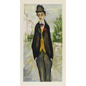 Gabriel Dauchot (1927-2005): The Man In The Yellow Vest