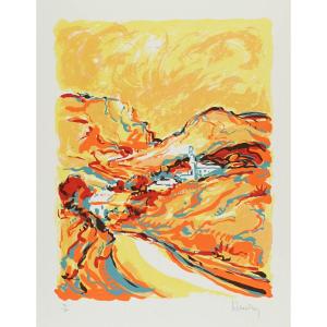 Louis Almalvy (1918-2003): The Village