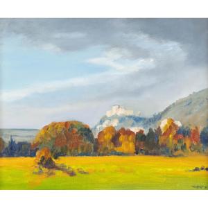 Robert Tuffier (1929-2005) Château Gaillard In Les Andelys, 1995