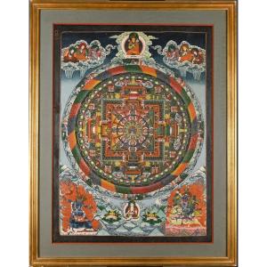 Thangka: Heruka Mandala, Tibet Early 20th 