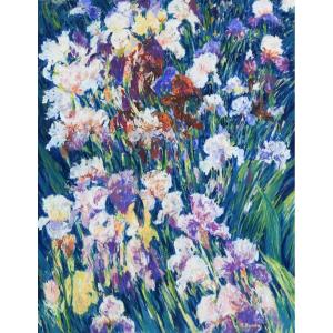 Rose Barbe: Large Iris