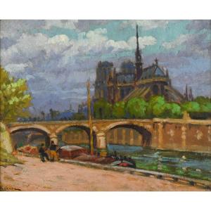 Henri Pierre Lejeune (1881 - 1961) - Notre Dame De Paris