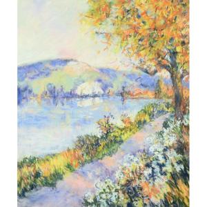 Edge Of The Seine In Autumn