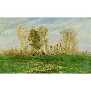 Auguste Louis Roure (1878 - 1936) Spring Landscape
