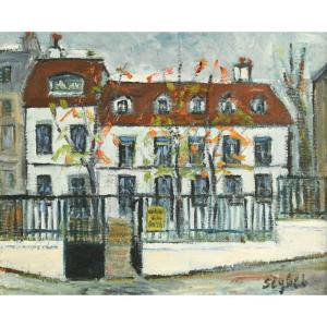 Lyne Seybel (1919-2009) : The Butte Nursery, Montmartre