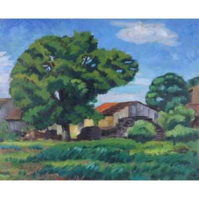 Paul Emile Colin : Coin De Ferme