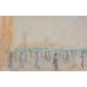 Lyne Seybel: Walkers In Venice