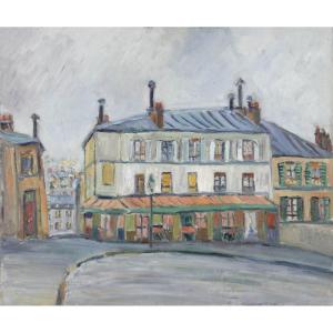 Lyne Seybel (1919-2009): Montmartre, The Cabaret Carillon