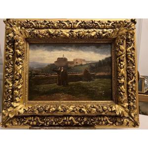 Swiss School Painting, Signed, Berthoud Alfred Henri.