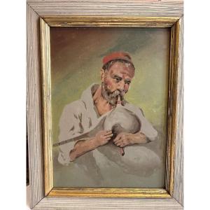 Tableau,  Portrait d'Homme Turque.