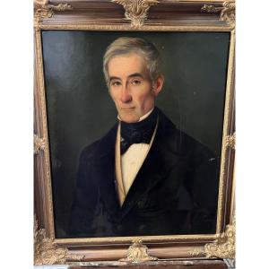 Tableau, 10 \% SI VOUS  ACHETEZ AUJOURD'HUI. Portrai d'Homme  Xlx ème. 