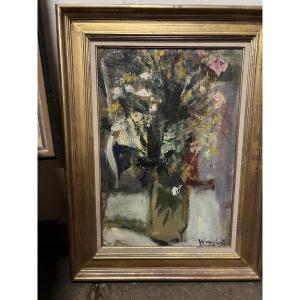 Lot Of 16 Flower Paintings 1500 Euros.