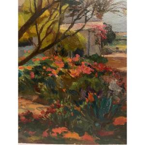 Signed Painting, Muratti Vanderblank, Oil On Wood. 