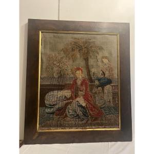 Tapestry, Orientalist Style, Period Frame. 