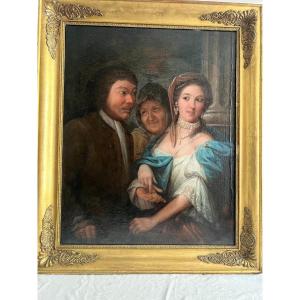 French School Painting 19th Century The Fortune Teller Early 19th Century 