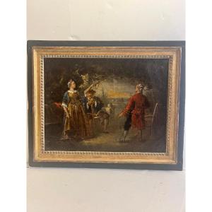 Signed Lower Left Illegible Period Frame.