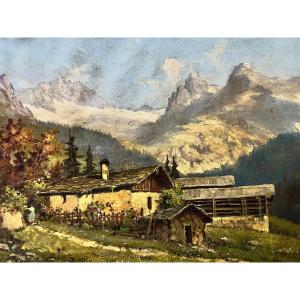 Signed Romolo Liverane 1809-1872 Oil On Canvas.