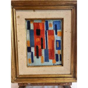Signed Pierre Berroeta 1914-2004 Oil On Canvas.