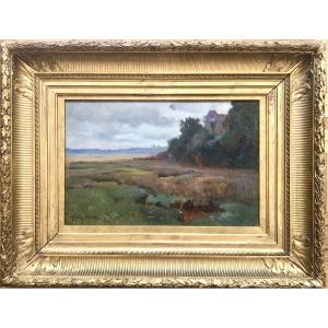 Paul De Frick (1864-1935) The Saint Ilan Strike In Brieuc In Brittany 