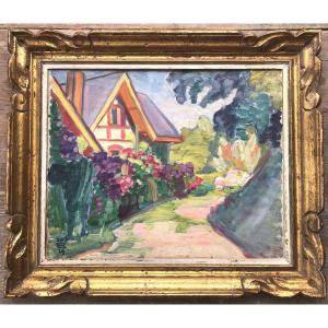  Olaf Christiansen (1901-1990) Yport-duglé In Normandy 1929