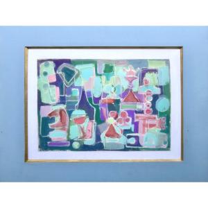 Michele Volpe (b. 1941) Cubist Composition 1960-1970