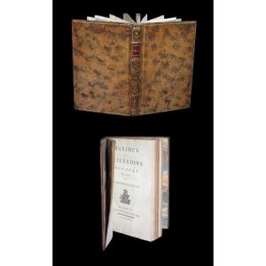 [binding With The Arms Of Louis XVI] La Rochefoucauld - Maxims And Moral Reflections.