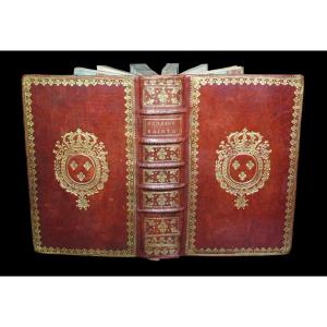 Bound In Full Morocco With Louis XV Coat Of Arms. Bellegarde - Office De La Semaine Sainte. 1748.