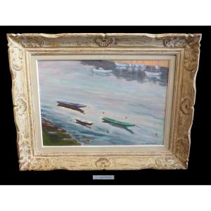 [perigord Dordogne Perigueux] Truffier (jean-rené) - Oil On Panel; Signed.