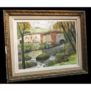Perigord Dordogne Perigueux] Dessales-quentin (robert) - Watercolor Signed.