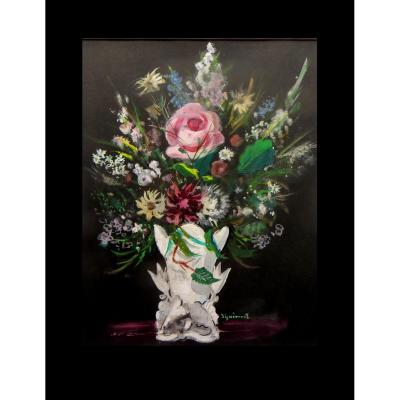 Dignimont (andré) - Original Gouache Signed.