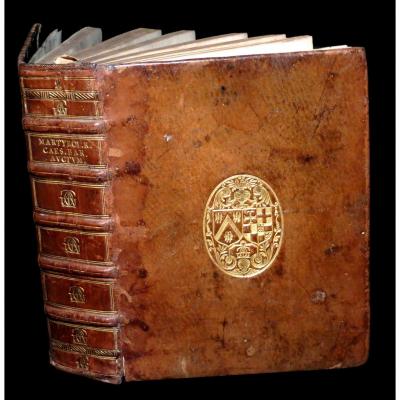 [binding Aux Armes Jacques-auguste De Thou Theologie] Martyrologium Romanum. 1603.