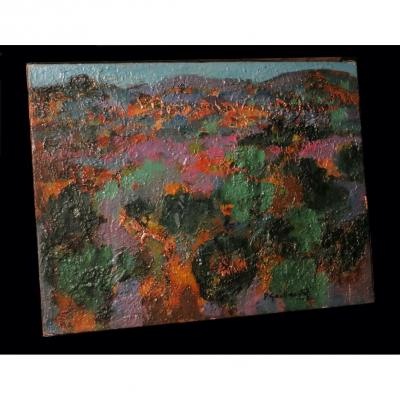 [expressionism] Gaillardot (stone) - [oil On Canvas, Signed].