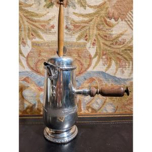 Louis Coignet Silver Chocolate Pot – Early 20th Century